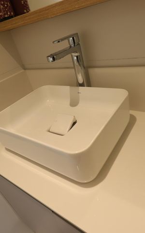 Apartamento à venda com 63m², 2 quartos e 2 vagasBanheiro da Suíte - Pia