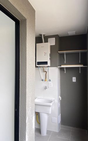 Apartamento para alugar com 39m², 2 quartos e 1 vaga Apartamento para alugar com 39m², 2 quartos e 1 vagaVaranda - Área de Serviço