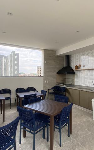 Apartamento para alugar com 39m², 2 quartos e 1 vaga Apartamento para alugar com 39m², 2 quartos e 1 vagaÁrea comum - Churrasqueira