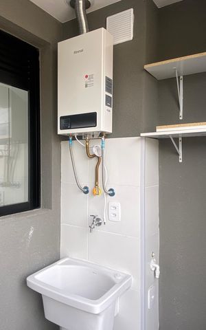 Apartamento para alugar com 39m², 2 quartos e 1 vaga Apartamento para alugar com 39m², 2 quartos e 1 vagaVaranda - Área de Serviço