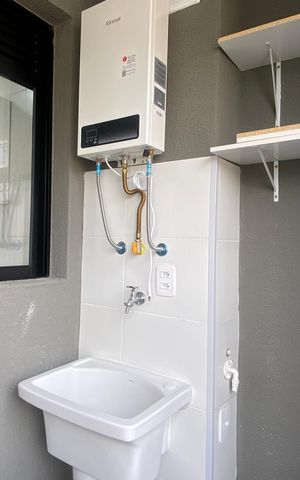 Apartamento para alugar com 39m², 2 quartos e 1 vaga Apartamento para alugar com 39m², 2 quartos e 1 vagaVaranda - Área de Serviço