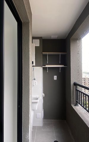 Apartamento para alugar com 39m², 2 quartos e 1 vaga Apartamento para alugar com 39m², 2 quartos e 1 vagaVaranda - Área de Serviço