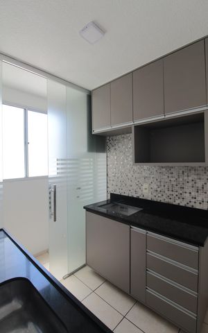 Apartamento para alugar com 47m², 2 quartos e 1 vagaCozinha e Área de Serviço