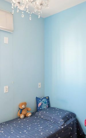 Apartamento à venda com 87m², 3 quartos e 2 vagasQuarto 2