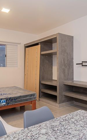 Studio para alugar com 25m², 1 quarto e sem vaga Studio para alugar com 25m², 1 quarto e sem vagaQuarto