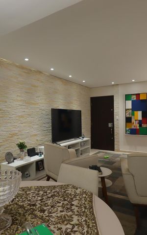 Apartamento à venda com 99m², 2 quartos e 2 vagasSala