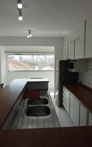 Apartamento para alugar com 90m², 2 quartos e 1 vagaCozinha e Área de Serviço