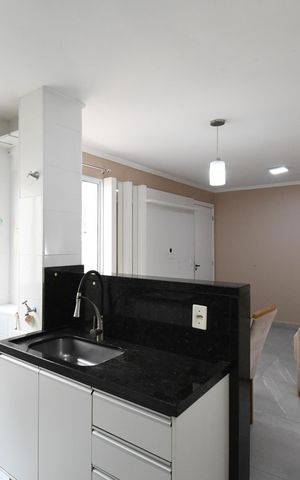Apartamento para alugar com 40m², 2 quartos e 1 vagaSala/Cozinha