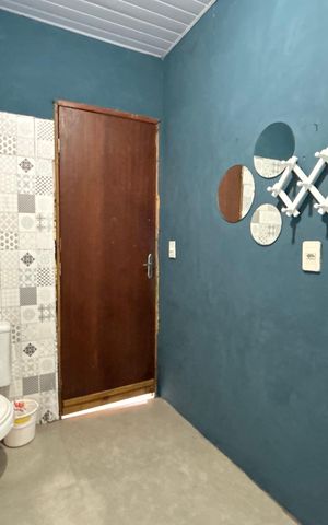 Casa para alugar com 100m², 3 quartos e 4 vagasBanheiro da área de serviço 