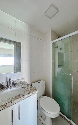 Apartamento à venda com 45m², 1 quarto e 1 vagaBanheiro da Suíte