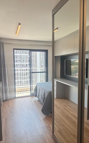 Apartamento para alugar com 26m², 1 quarto e sem vaga