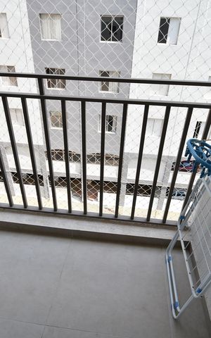 Apartamento à venda com 43m², 2 quartos e 1 vagaSala - Sacada