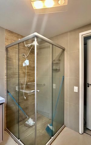 Apartamento para alugar com 40m², 1 quarto e 1 vaga Apartamento para alugar com 40m², 1 quarto e 1 vagaBanheiro