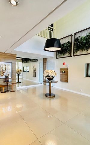 Apartamento para alugar com 123m², 3 quartos e 2 vagasHall social