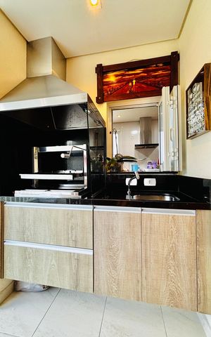 Apartamento para alugar com 123m², 3 quartos e 2 vagasChurrasqueira