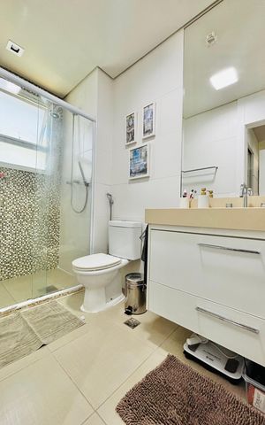 Apartamento para alugar com 123m², 3 quartos e 2 vagasBanheiro da Suíte