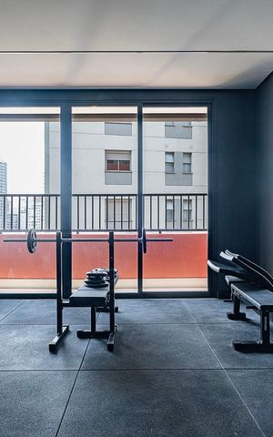 Studio para alugar com 25m², 1 quarto e sem vaga Studio para alugar com 25m², 1 quarto e sem vagaAcademia