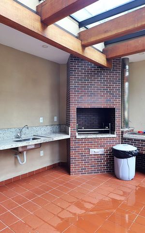Apartamento para alugar com 76m², 2 quartos e 2 vagasÁrea comum - Churrasqueira