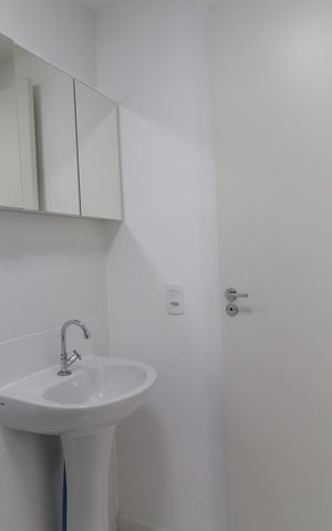 Apartamento para alugar com 37m², 2 quartos e sem vagaBanheiro