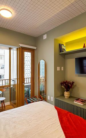 Studio para alugar com 27m², 1 quarto e sem vaga