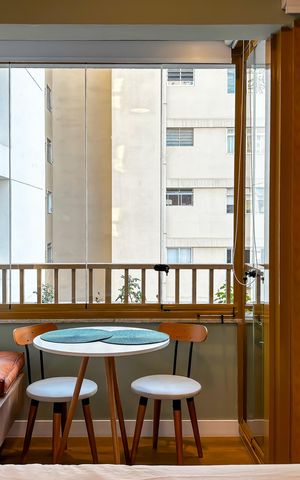 Studio para alugar com 27m², 1 quarto e sem vaga