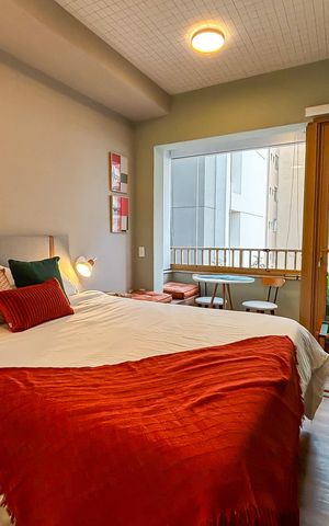 Studio para alugar com 27m², 1 quarto e sem vaga