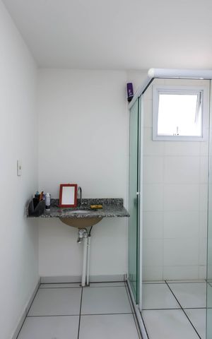 Apartamento para alugar com 47m², 1 quarto e sem vagaBanheiro