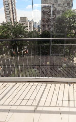 Apartamento para alugar com 47m², 1 quarto e sem vagaVaranda