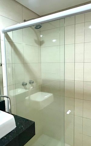 Apartamento para alugar com 76m², 3 quartos e 2 vagas Apartamento para alugar com 76m², 3 quartos e 2 vagasBanheiro da Suíte