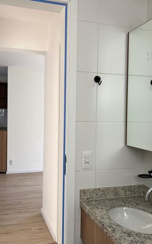Apartamento para alugar com 65m², 2 quartos e 2 vagas Apartamento para alugar com 65m², 2 quartos e 2 vagasBanheiro 2