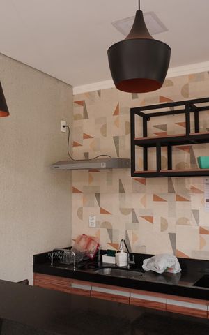 Apartamento para alugar com 48m², 2 quartos e 1 vagaÁrea comum - Salão de festas