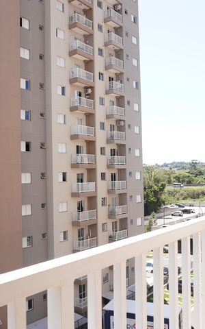 Apartamento para alugar com 48m², 2 quartos e 1 vagaSacada da sala