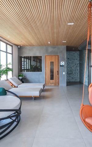 Studio para alugar com 34m², 1 quarto e sem vagaSauna/Spa