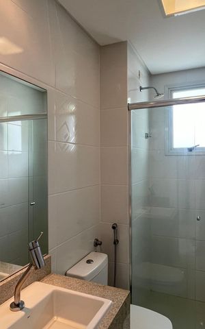 Apartamento para alugar com 134m², 4 quartos e 1 vaga Apartamento para alugar com 134m², 4 quartos e 1 vagaBanheiro Social