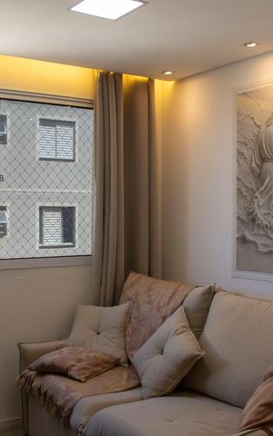 Apartamento à venda com 47m², 2 quartos e 1 vagaSala