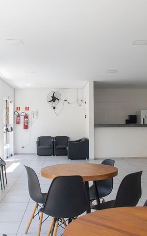 Apartamento à venda com 47m², 2 quartos e 1 vagaÁrea comum - Salão de festas