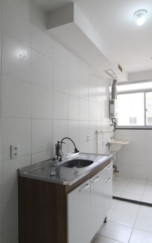 Apartamento à venda com 45m², 2 quartos e 1 vagaCozinha e Área de Serviço