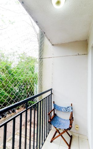 Apartamento para alugar com 56m², 3 quartos e 1 vagaVaranda da Sala