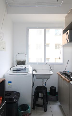 Apartamento para alugar com 44m², 2 quartos e sem vagaSala/Cozinha