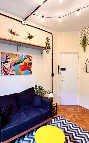 Apartamento para alugar com 27m², 1 quarto e sem vaga