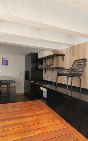 Apartamento à venda com 34m², 2 quartos e sem vagaÁrea comum - Churrasqueira