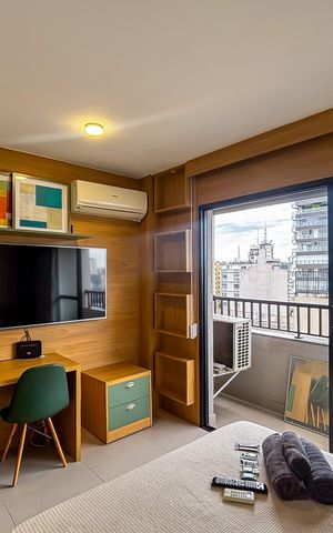 Studio para alugar com 35m², 1 quarto e sem vaga