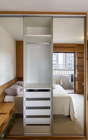 Studio para alugar com 35m², 1 quarto e sem vaga