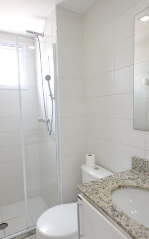 Apartamento à venda com 110m², 3 quartos e 2 vagasBanheiro do Quarto 1