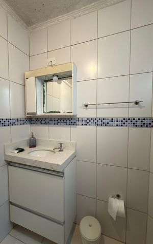 Apartamento para alugar com 48m², 1 quarto e 1 vaga Apartamento para alugar com 48m², 1 quarto e 1 vagaBanheiro Social