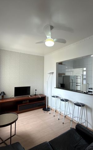Apartamento para alugar com 48m², 1 quarto e 1 vaga Apartamento para alugar com 48m², 1 quarto e 1 vagaSala
