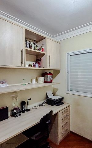 Apartamento à venda com 131m², 3 quartos e 2 vagasQuarto 3