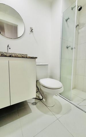 Apartamento para alugar com 42m², 1 quarto e sem vaga Apartamento para alugar com 42m², 1 quarto e sem vagaBanheiro