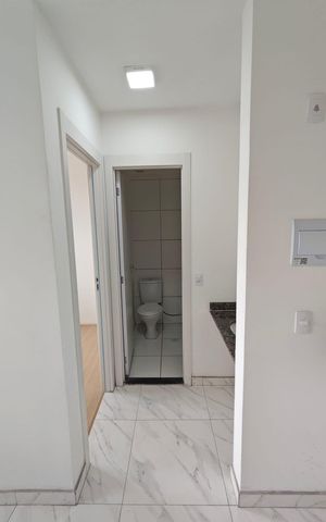Apartamento para alugar com 35m², 2 quartos e sem vaga Apartamento para alugar com 35m², 2 quartos e sem vagaCorredor