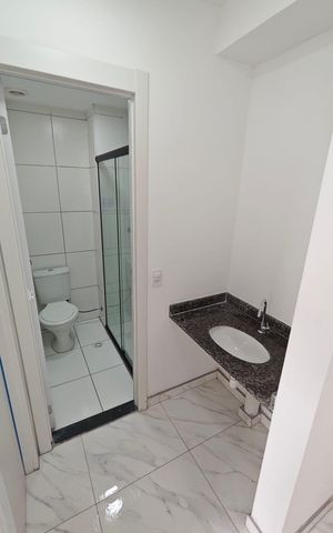 Apartamento para alugar com 35m², 2 quartos e sem vaga Apartamento para alugar com 35m², 2 quartos e sem vagaBanheiro